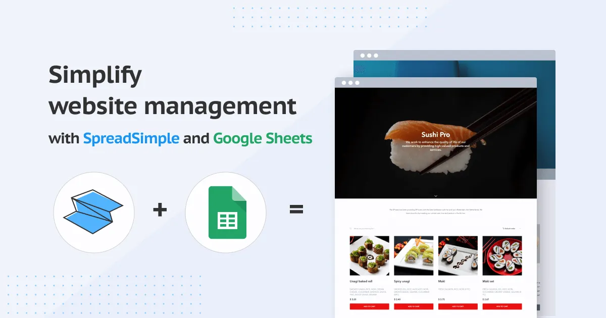 SpreadSimple สร้างเว็บง่ายๆ ด้วย Google Sheet ทำได้ทั้งเว็บขายของ ร้านอาหาร ข้อมูลอสังหาฯ หรือเว็บ Affiliate 6 SpreadSimple สร้างเว็บง่ายๆ ด้วย Google Sheet ทำได้ทั้งเว็บขายของ ร้านอาหาร ข้อมูลอสังหาฯ หรือเว็บ Affiliate 5