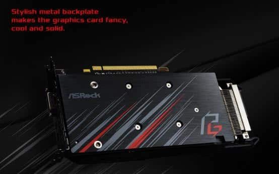 ASRock Phantom gaming RX590 back