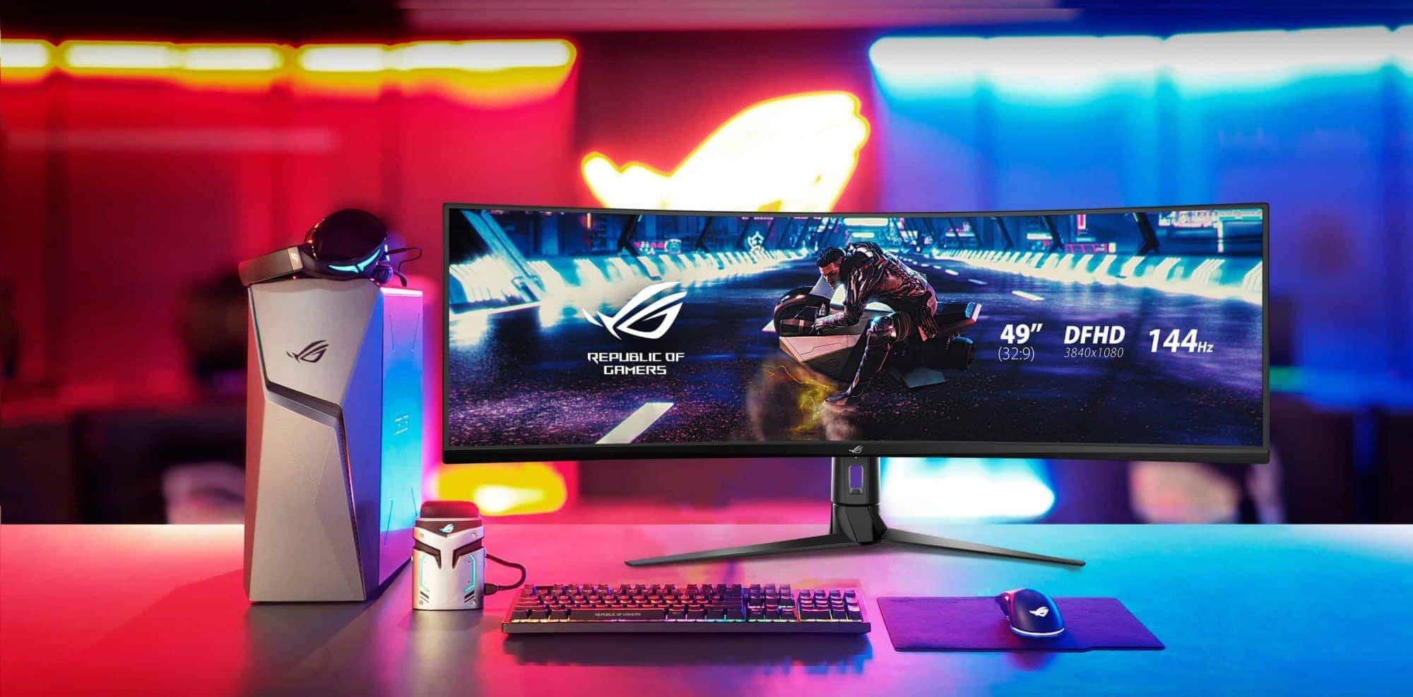 ROG STRIX XG49VQ Scenario Shot