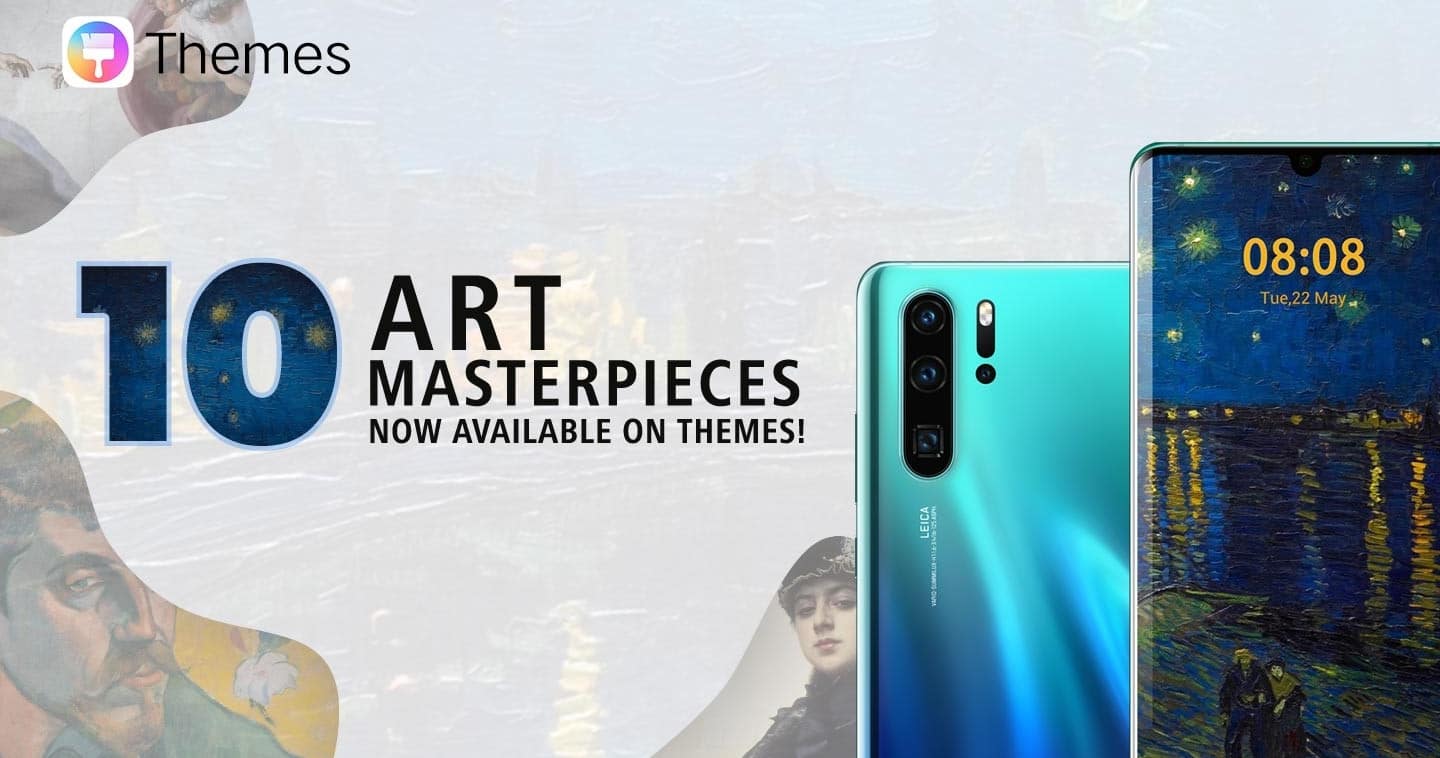 Huawei enhances HUAWEI P30 Series user experience with new famous artwork(1)