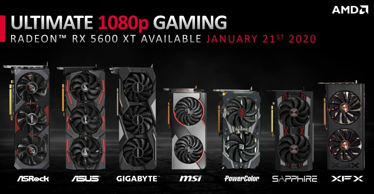 Amd rx 5600 xt all model