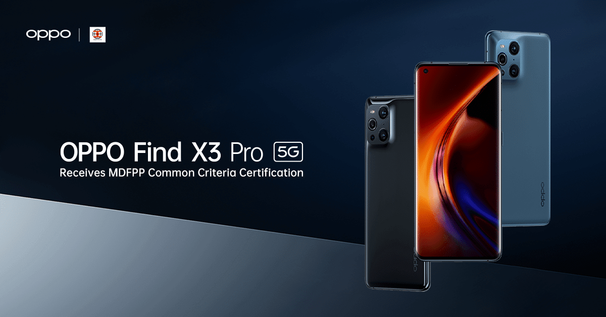 Thumbnail OPPO Find X3 Pro Receives MDFPP Common Criteria Certification