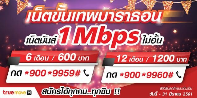 NetMarathon TrueMoveH 1Mbps