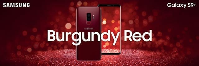 SamsungGalaxy S92B NewColor BurgundyRed