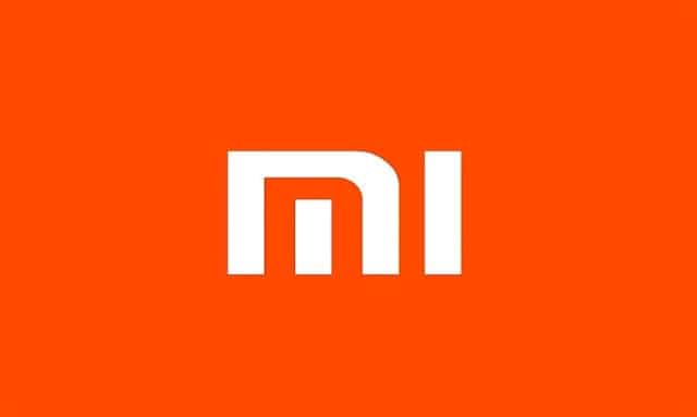 Xiaomi logo orange background