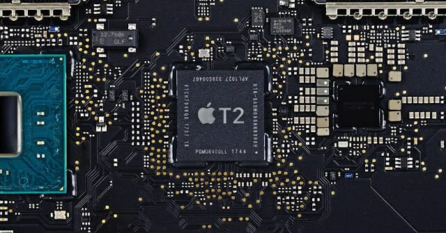 Apple T2 Chip crop