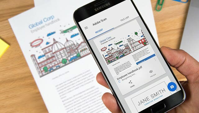 Adobe scan blog header