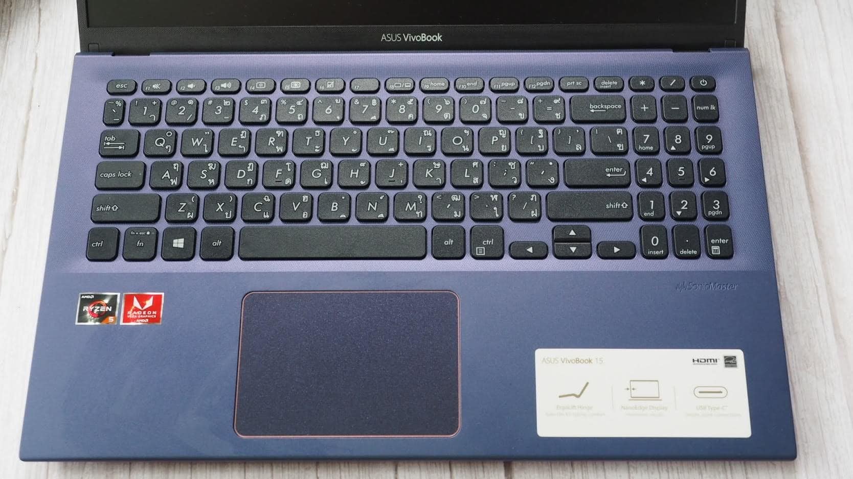 คีย์บอร์ด ASUS VivoBook 15