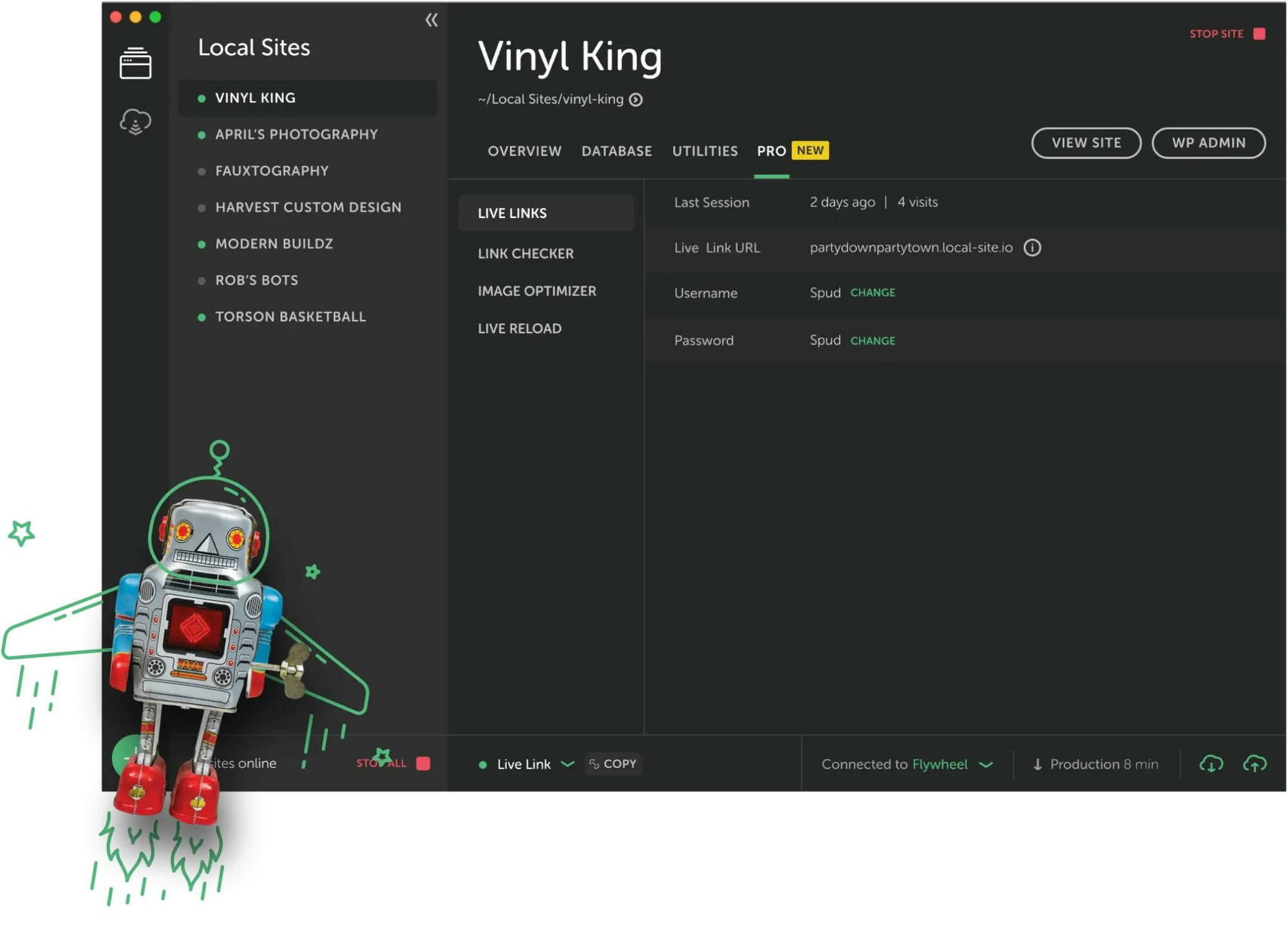Local pro ui