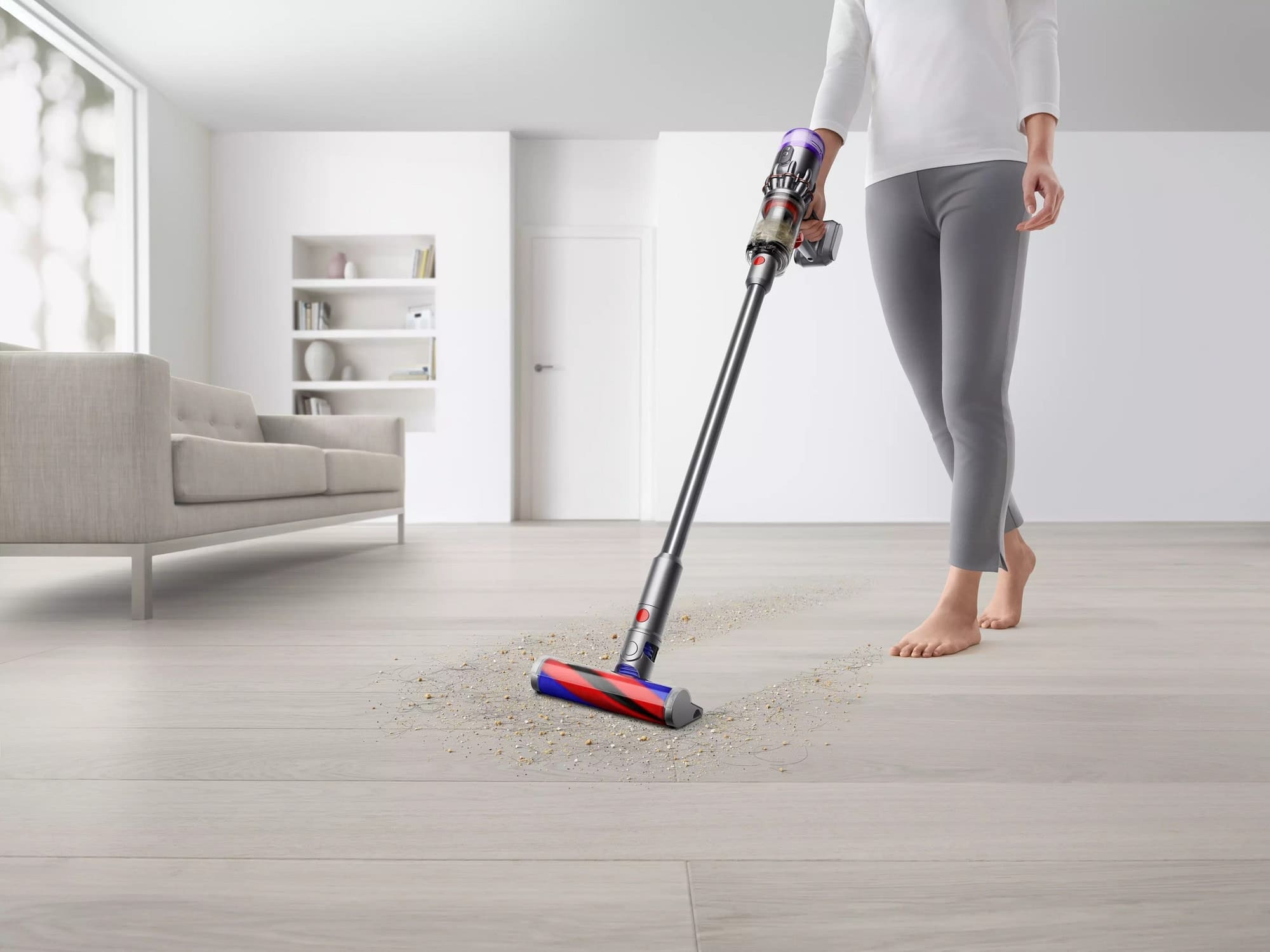Dyson Micro 1.5kg RGB InUse LivingArea
