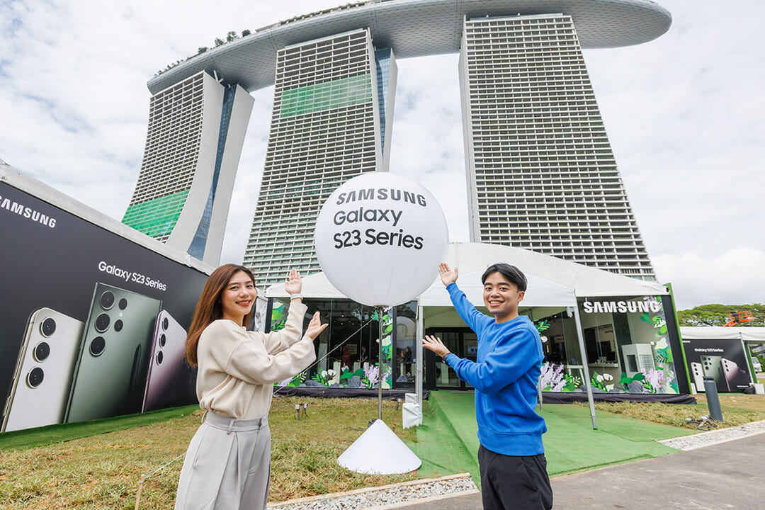 Samsung New Galaxy Experience Space in Singapore Press release