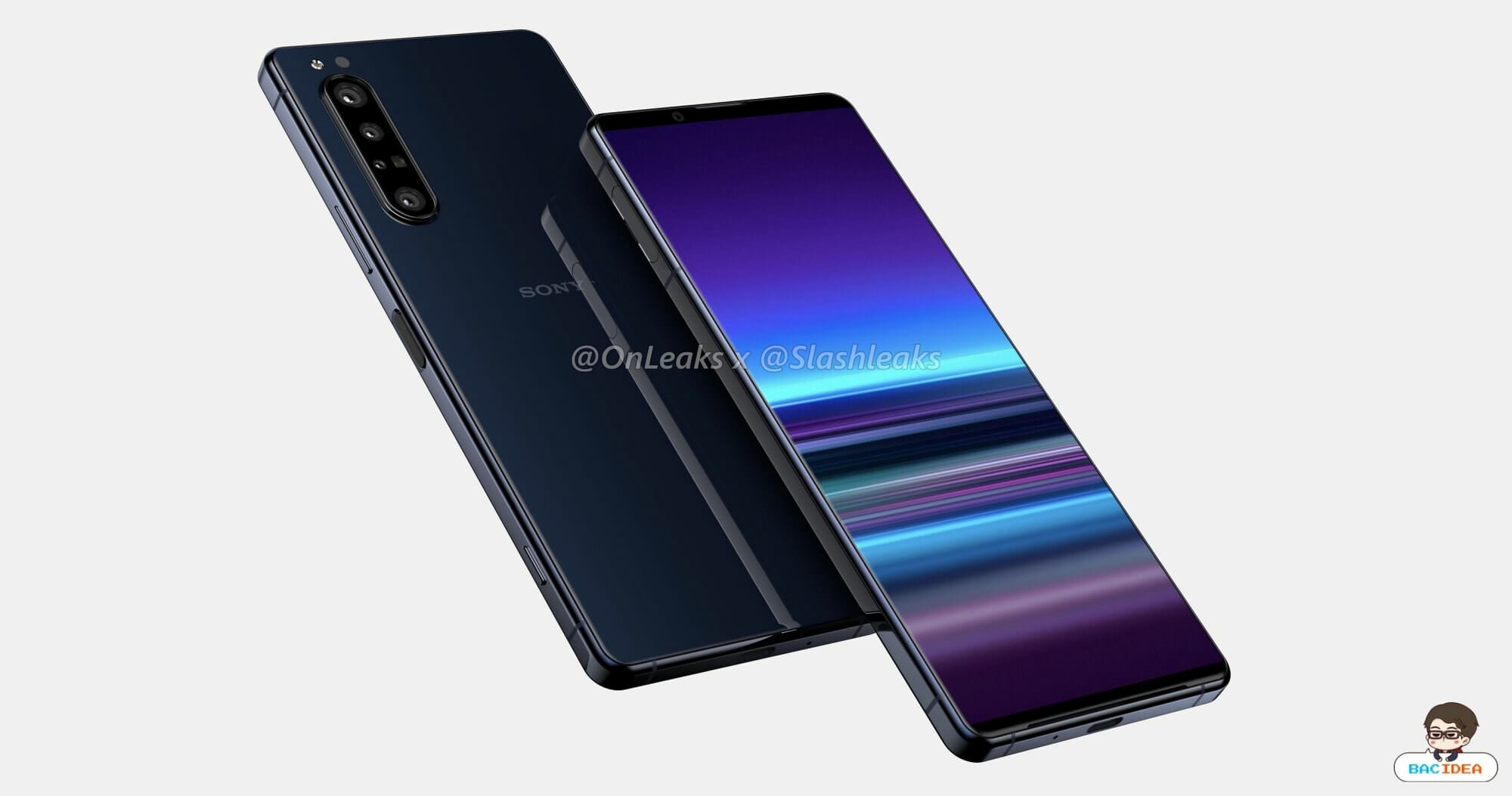 BAC sony xperia 5 plus 360° video 5k renders dimensions