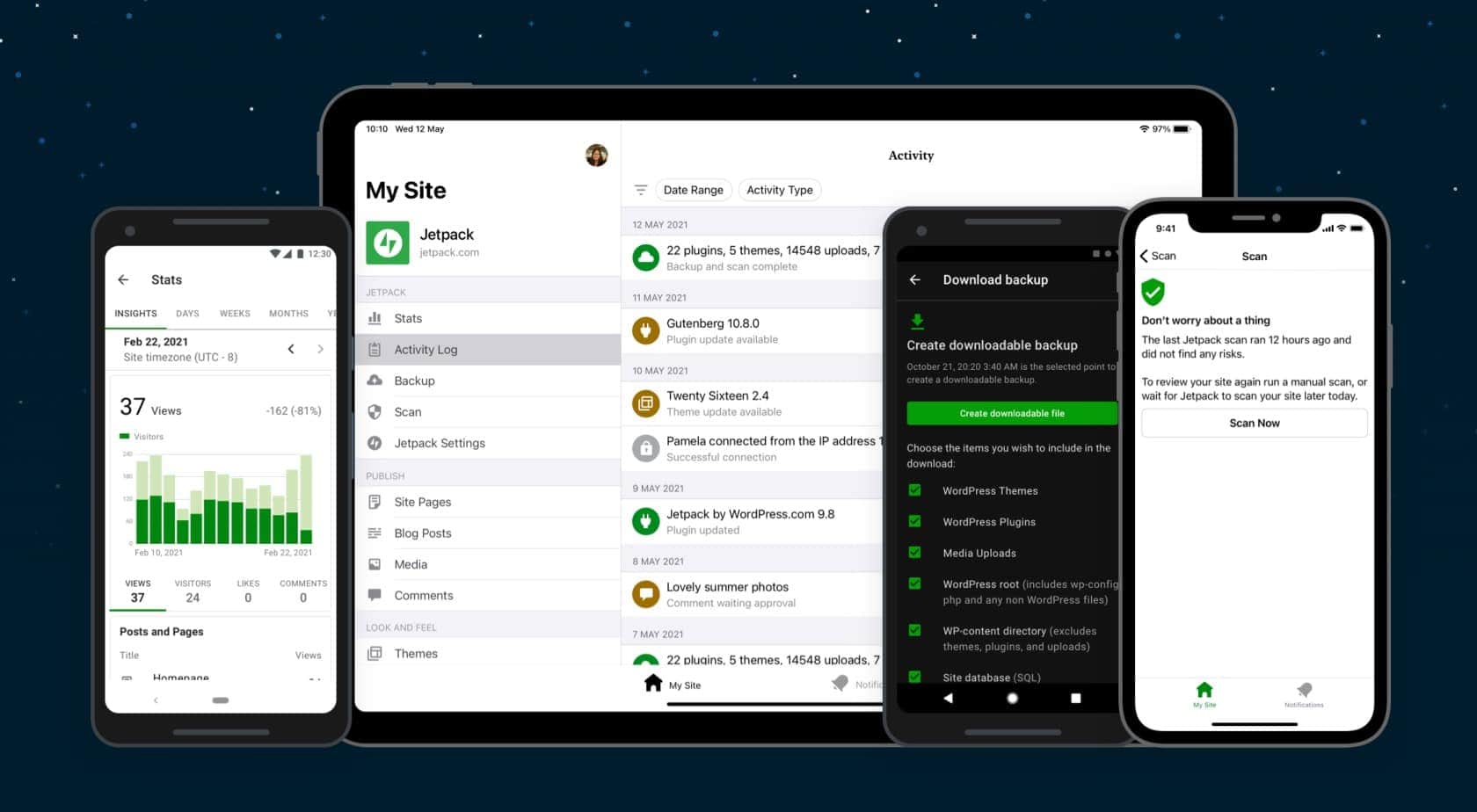 Multiple devices space