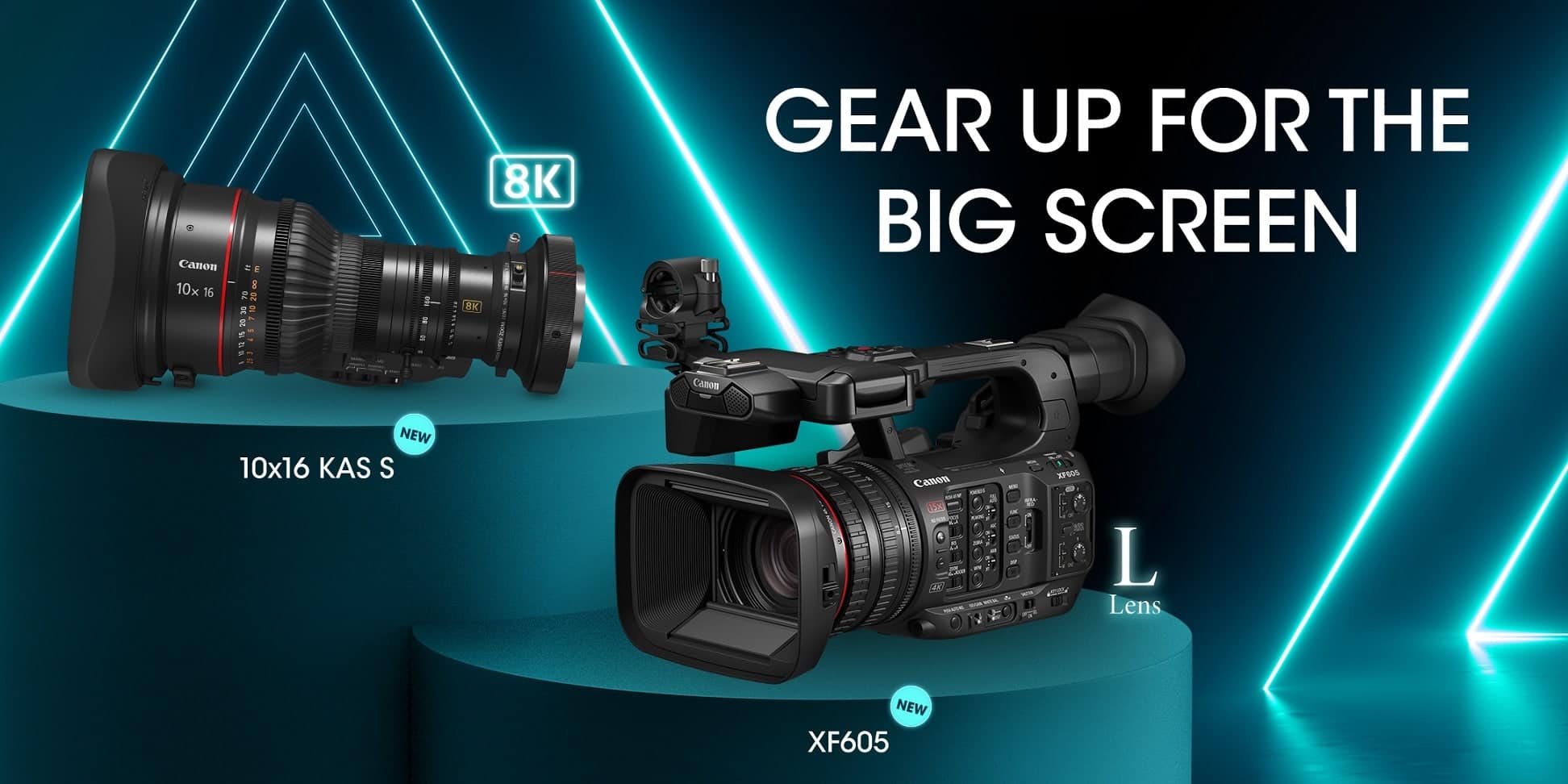 Canon XF605 and 10X16 KAS S